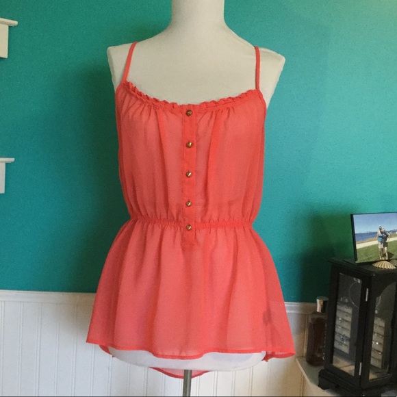 Shear Bright Pink Top - Picture 1 of 1